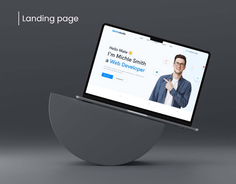 Michael Smith — Full-Stack Developer Personal Portfolio by Aqsa Rashid
