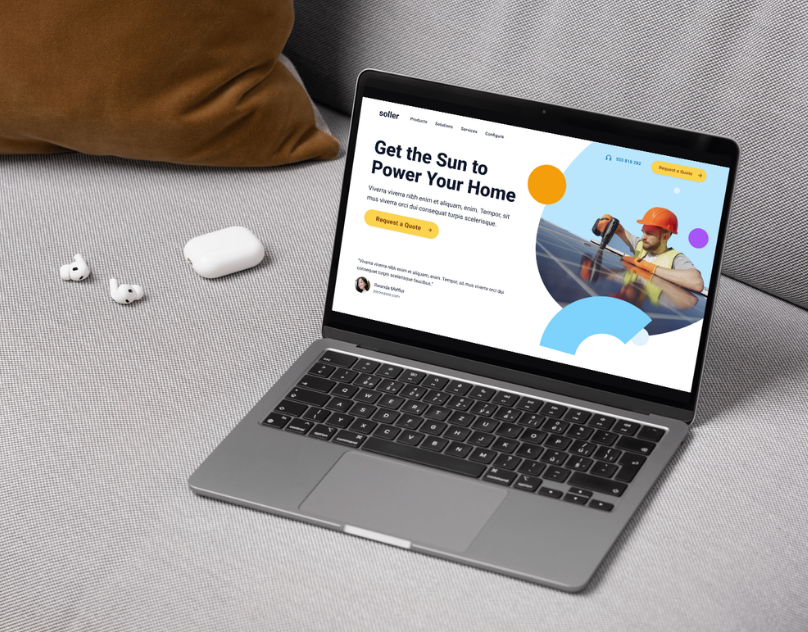 Soller & Aetherfield — Solar Energy & Sustainability Web System by Aqsa Rashid
